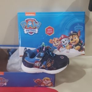 Paw patrol light up toddler shoes